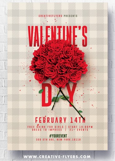 Valentines Flyer Template