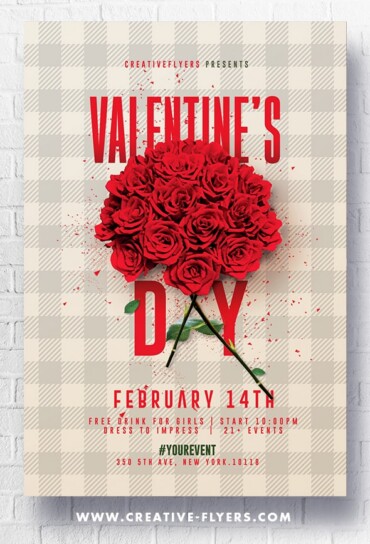Valentines Flyer Template