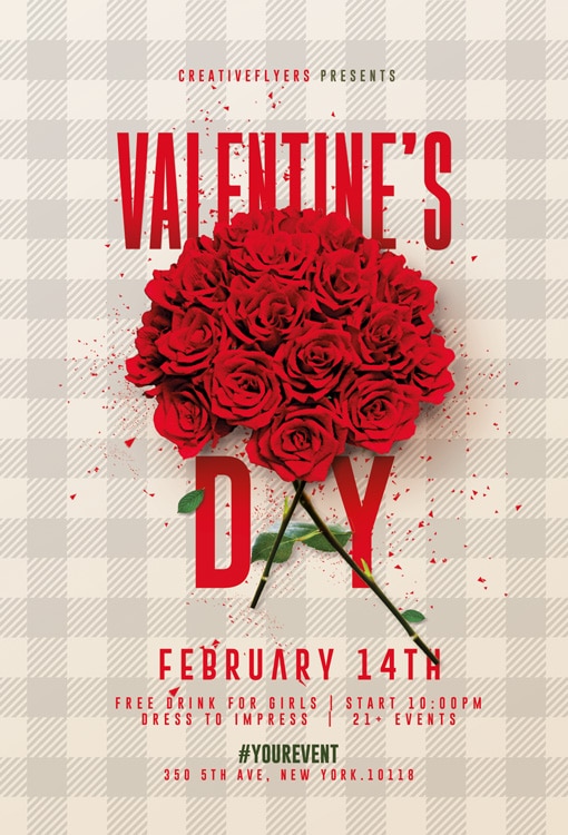 Valentines Flyer Template