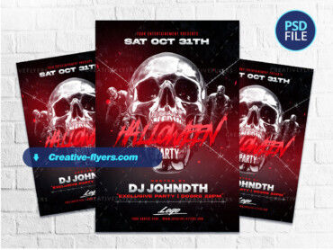 Flyer for Halloween (2) Halloween flyer
