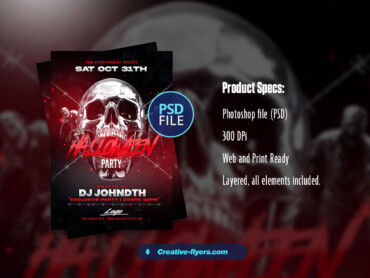 Flyer for Halloween (3) Halloween flyer