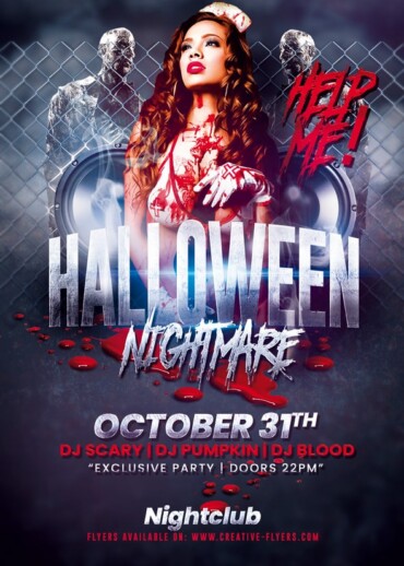 Creative Halloween flyer Template