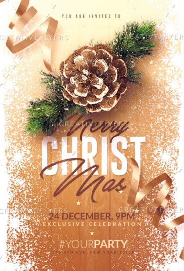 Christmas Invitation flyer