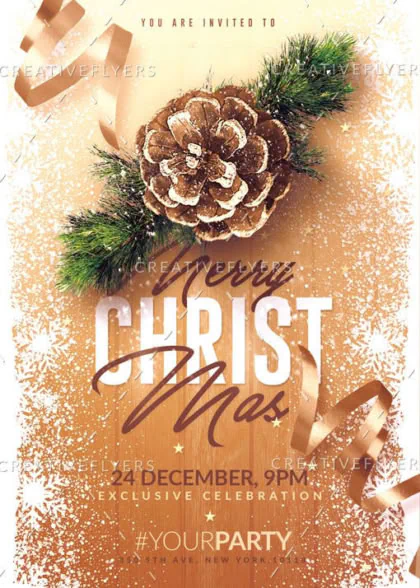 Christmas Invitation flyer