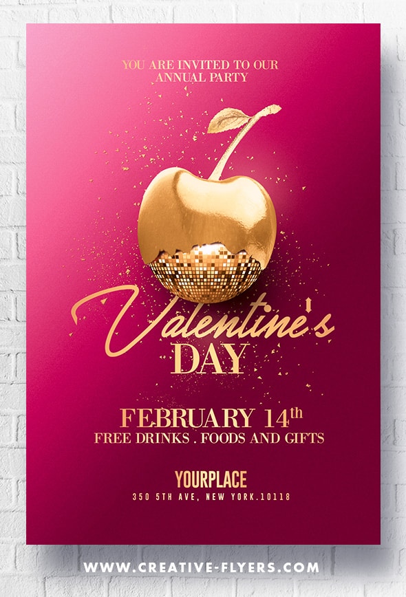 Classy Valentines day template