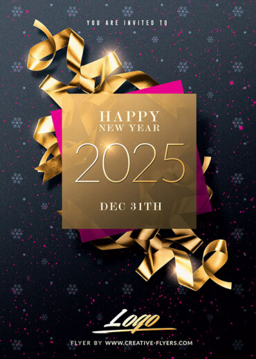 New Year Invitation Flyer