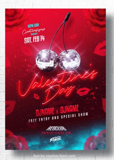 Romance Club Flyer Design