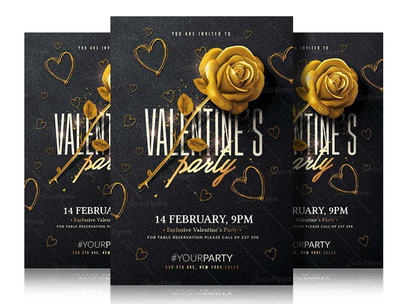 Valentines day flyer Valentines day flyer