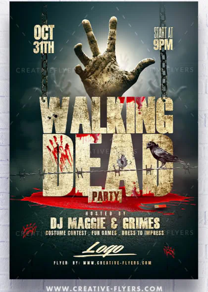 Walking Dead themed Flyer