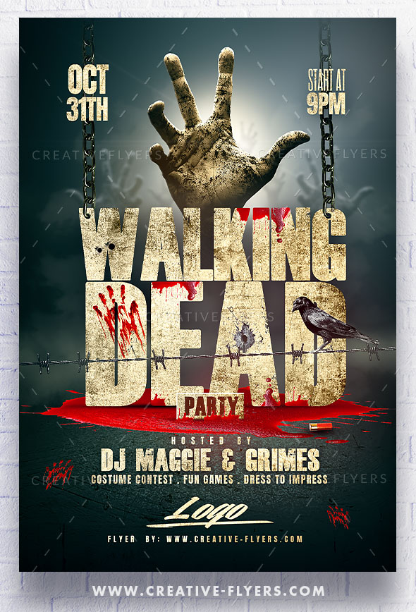 Walking Dead themed Flyer