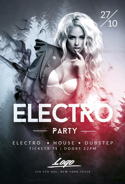 Electro Party Flyer Templates