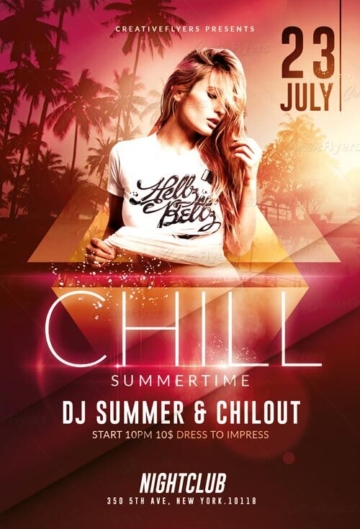 Summer Party flyer templates