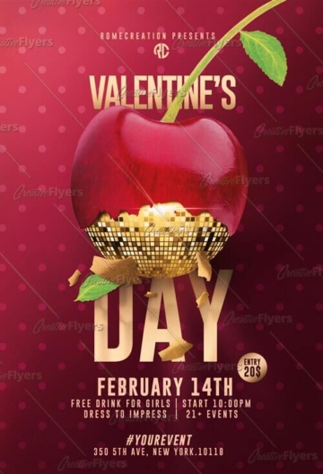 valentine's day flyer