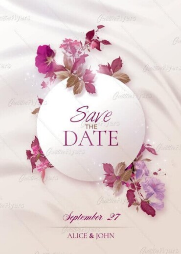 Wedding Invitation Flyer Templates