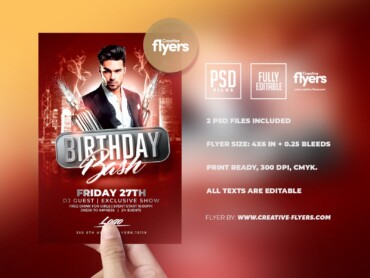 Birthday Flyer Psd Templates 3 Birthday Flyer Psd Templates