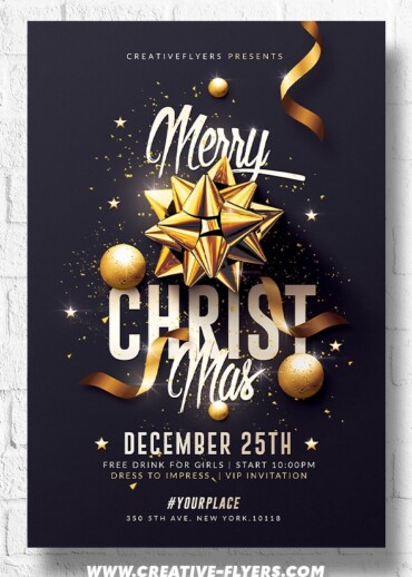 Classy Christmas Flyer Template
