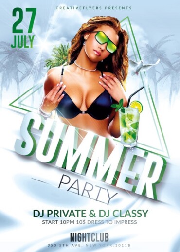 Classy Summer Party Flyer