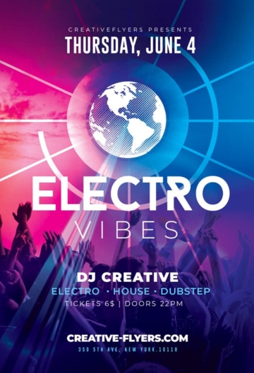 Electro Club Flyer Template