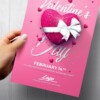 Pink Valentine's Day flyer