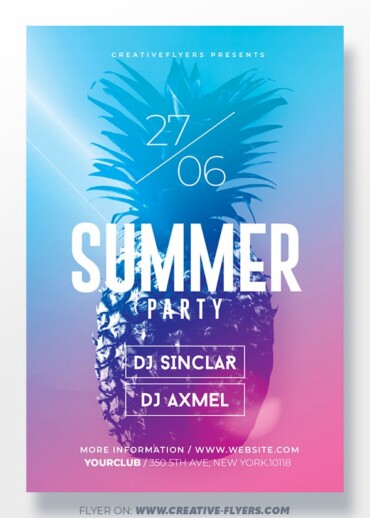 Summer Flyer Templates Psd