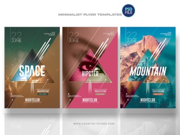 minimalist flyer bundle (3) minimalist flyer bundle