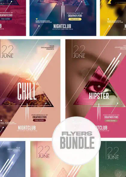 minimalist flyer bundle