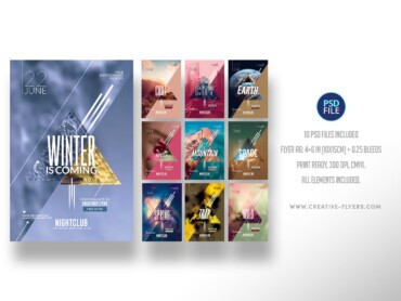 minimalist flyer bundle (5) minimalist flyer bundle