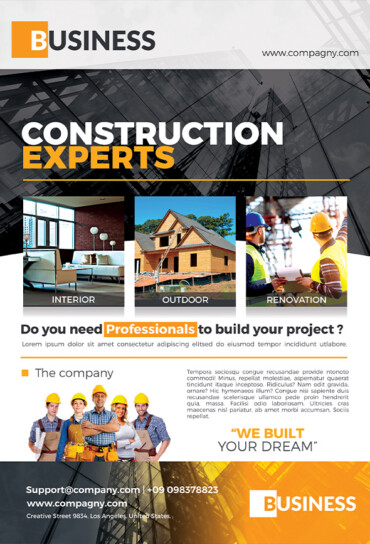 Construction Flyer to edit
