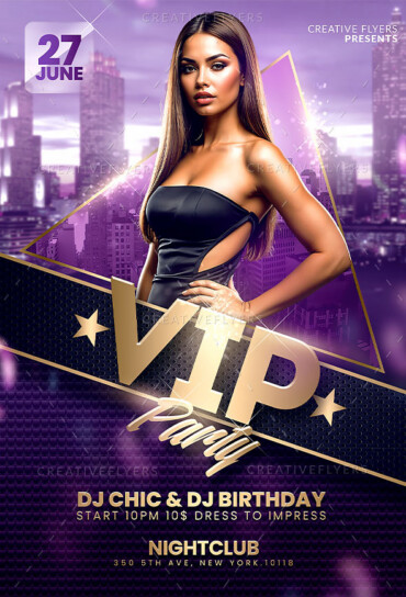 Luxury Nightclub Event Flyer