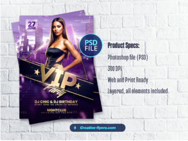 Luxury Nightclub Event Flyer (3) Luxury Nightclub Event Flyer