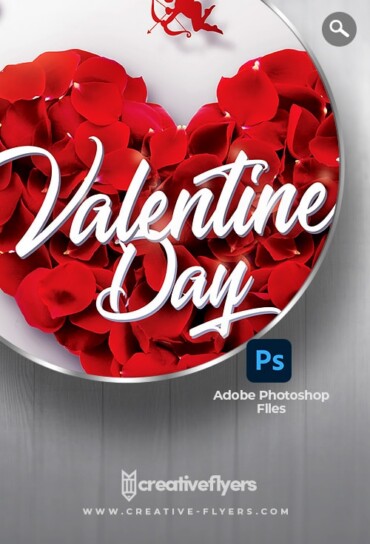 Valentines Day Flyer Template 4