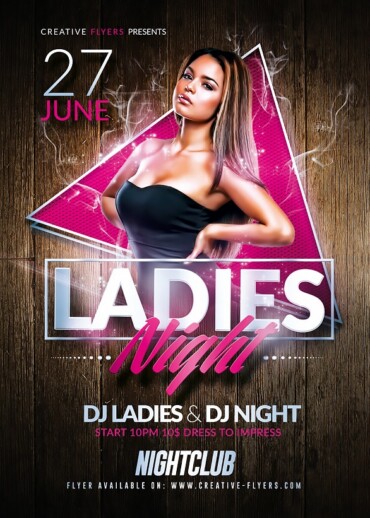 Ladies Night Flyer Template