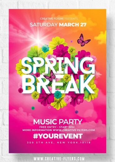 Spring Break flyer