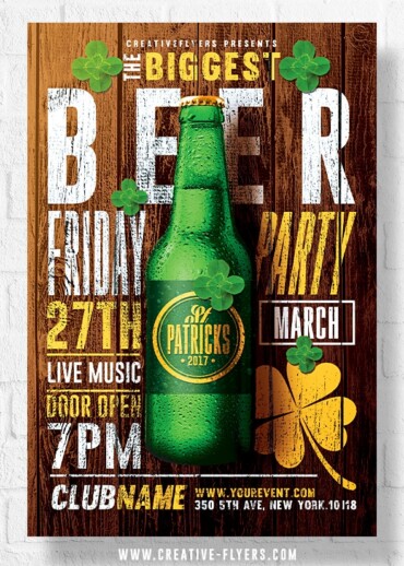 St Patricks Day Flyer