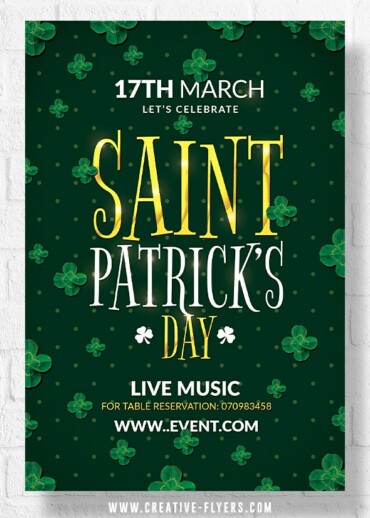 St Patrick's Day Template