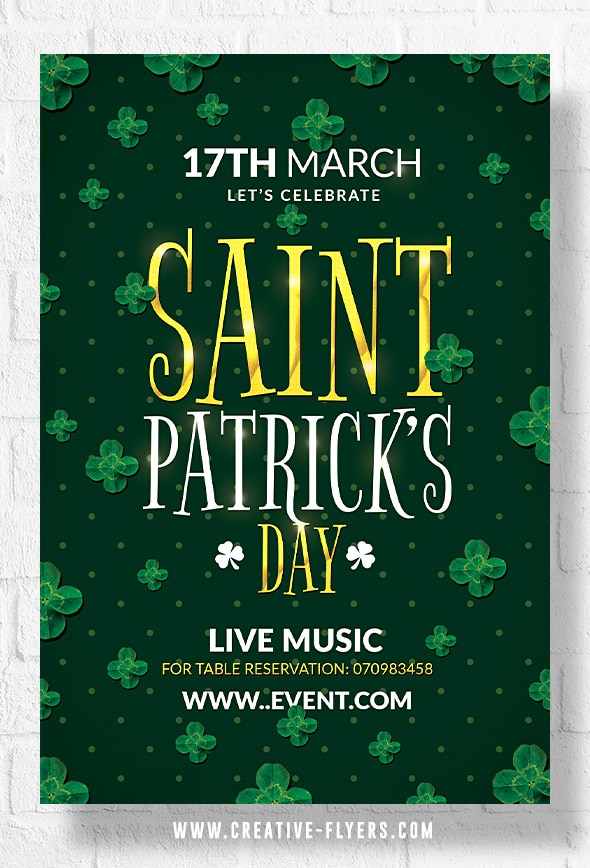 St Patrick's Day Template