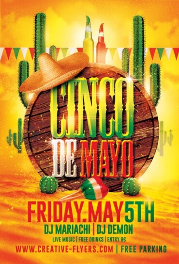 Cinco De Mayo Flyer psd
