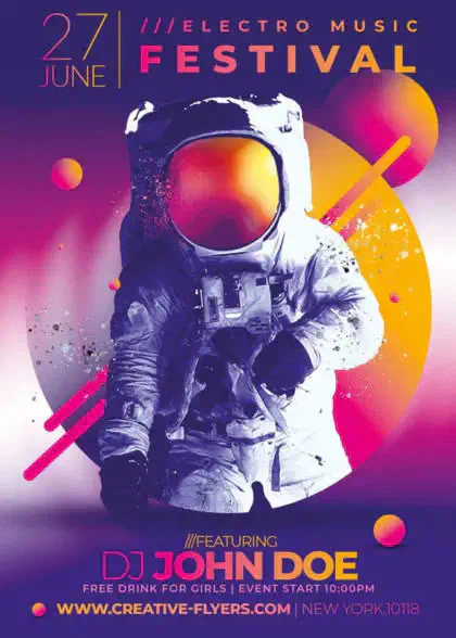 Music Festival Flyer Psd Template