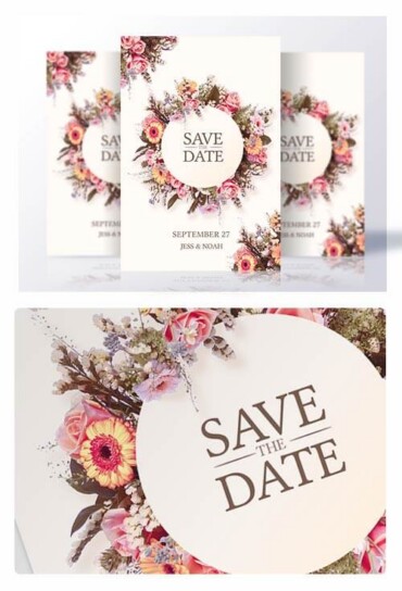 Wedding Invitation psd Template Wedding Invitation psd Template