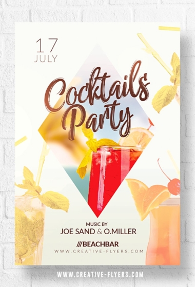 Cocktails Party Flyer