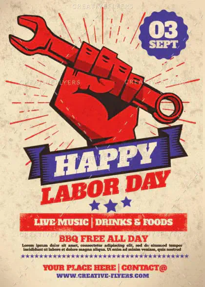 Labo Day flyers
