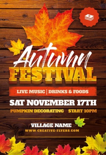 Autumn Festival Flyer templates