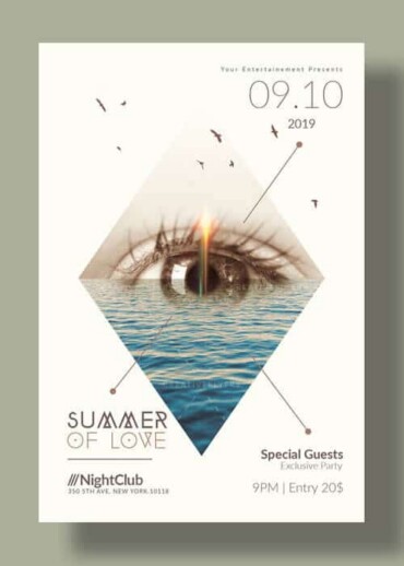 Minimalist Summer of love template