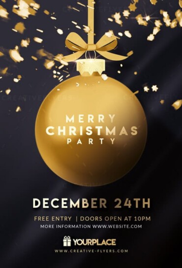 Merry Christmas Party Flyer