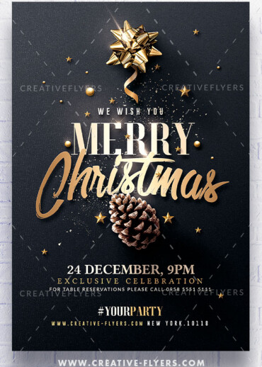 christmas invitation design