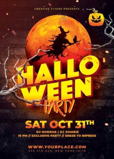 Halloween Party Photoshop Psd