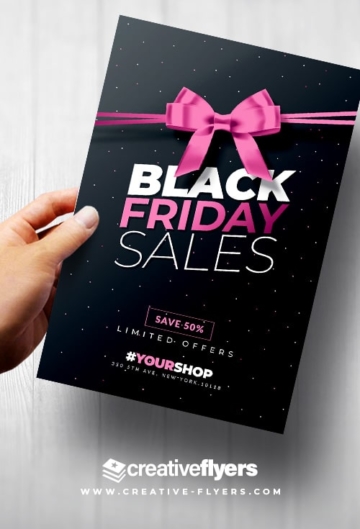 Black friday card template