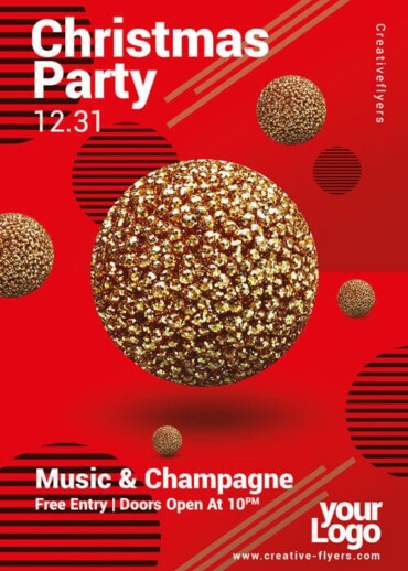 Christmas party flyer