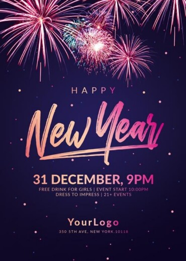 Happy New Year Flyer