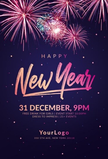 Happy New Year Flyer